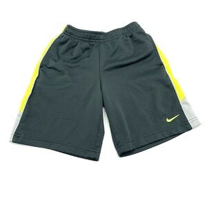 Nike Dri-FIT Gray Shorts with Neon Accents